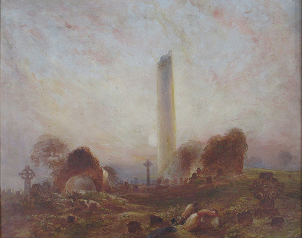 Monasterboice painting by Henry O’Neill